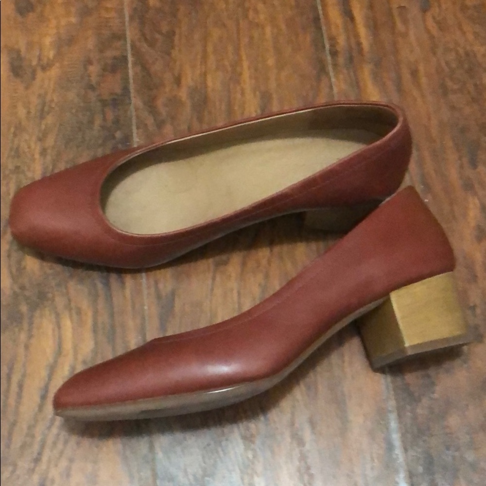 Madewell wooden heels